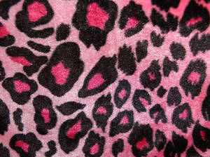 Elegant Glamour In Pink - Glitter Cheetah Print Wallpaper