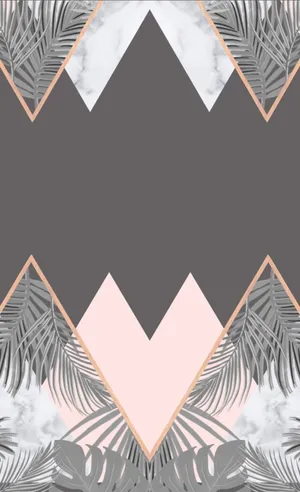Elegant Gray And Pink Abstract Design Wallpaper
