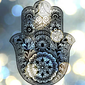 Elegant Hamsa Hand Wallpaper Wallpaper