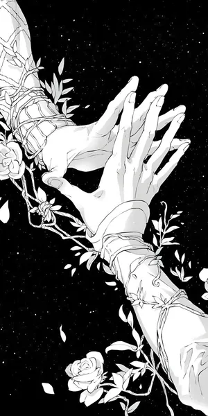Elegant Hand Connection Art Wallpaper