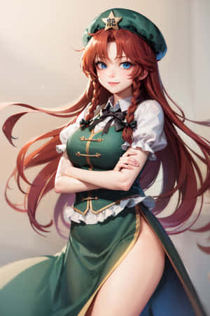 Elegant Hong Meiling Artwork Wallpaper