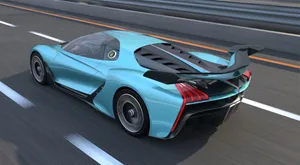 Elegant Hongqi Vehicle On The Road Wallpaper