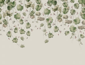 Elegant Ivy Pattern Background Wallpaper