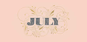 Elegant_ July_ Floral_ Design Wallpaper