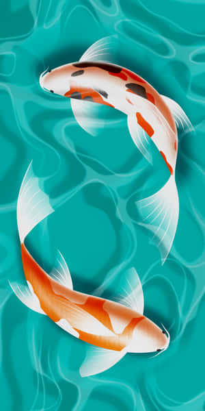 Elegant_ Koi_ Fish_ Artwork Wallpaper