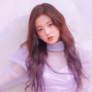 Elegant_ Kpop_ Idol_ Purple_ Hues Wallpaper