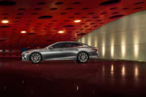 Elegant Lexus Ls 500 In Motion Wallpaper