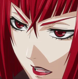 Elegant Madam Red In A Victorian Setting Wallpaper