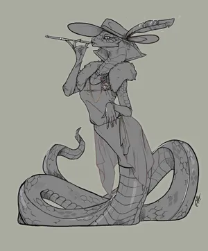 Elegant Madam Red In A Vintage Background Wallpaper