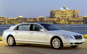 Elegant Maybach Landaulet Under The Sunlight Wallpaper