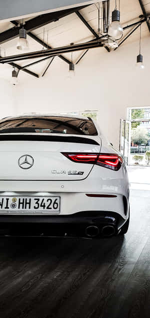 Elegant Mercedes Benz Cla-class On The Road Wallpaper