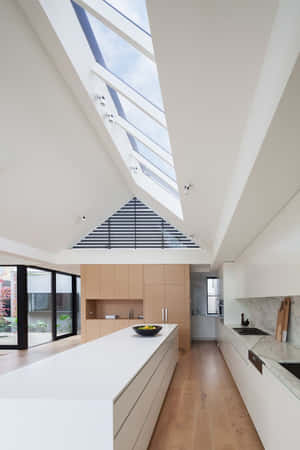 Elegant Minimalist Design With Circles And Lines Wallpaper