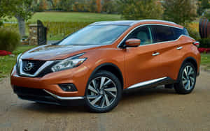 Elegant Nissan Murano On The Road Wallpaper