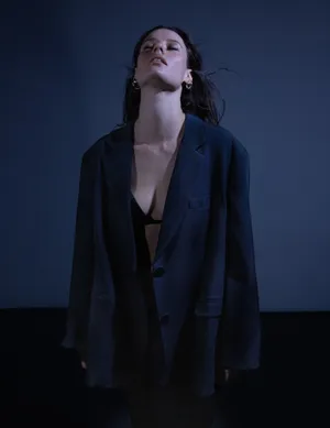 Elegant Noir Portrait Wallpaper