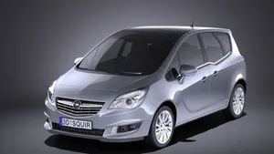 Elegant Opel Meriva Driving On Highway Wallpaper