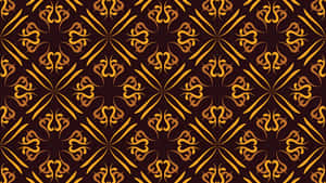 Elegant Oriental Pattern Design Wallpaper