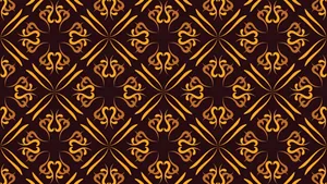 Elegant Oriental Pattern Design Wallpaper