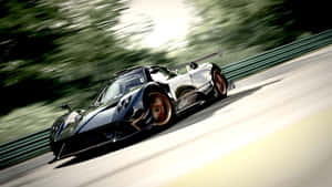 Elegant Pagani Huayra Unveiled On An Open Road Wallpaper