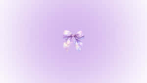 Elegant Pastel Aesthetic Bow Wallpaper