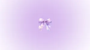 Elegant Pastel Aesthetic Bow Wallpaper