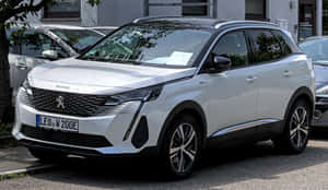 Elegant Peugeot 3008 Dominating The Road Wallpaper