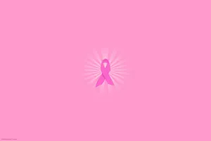Elegant Pink Ribbon On A White Background Wallpaper
