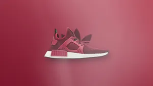 Elegant Pink Shoes In High Resolution Wallpaper