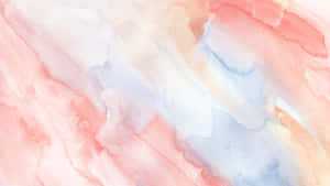 Elegant Pink Watercolor Painting Wallpaper