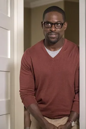 Elegant Portrait Of Sterling K. Brown Wallpaper