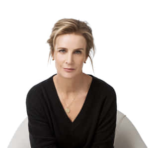 Elegant Portrait Rachel Griffiths Wallpaper