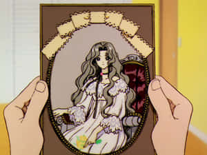 Elegant Portraitin Hands Wallpaper