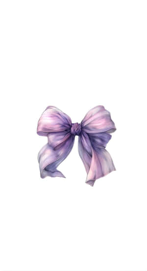 Elegant Purple Bow Wallpaper