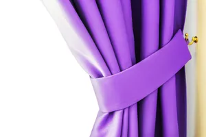 Elegant Purple Curtain Tieback Wallpaper