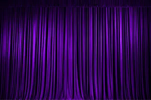 Elegant Purple Curtains Backdrop Wallpaper