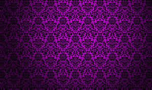Elegant Purple Damask Pattern Wallpaper