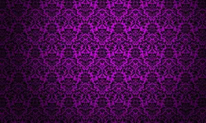 Elegant Purple Damask Pattern Wallpaper