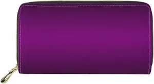 Elegant Purple Zip Wallet Wallpaper