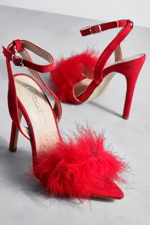 Elegant Red High Heels Wallpaper