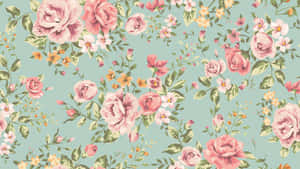 Elegant Rose Pattern Wallpaper Wallpaper