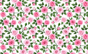 Elegant Rose Pattern Wallpaper Wallpaper