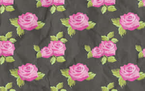 Elegant Rose Pattern Wallpaper Wallpaper