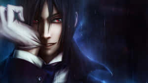 Elegant Sebastian Michaelis In A Stylish Pose Wallpaper