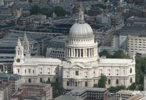 Elegant St. Paul's Cathedral Dramatic Filter Wallpaper