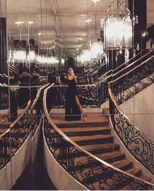 Elegant Staircase Reflections.jpg Wallpaper