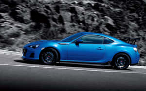 Elegant Subaru Brz In Action Wallpaper