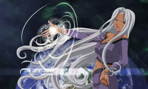 Elegant Urd From Ah My Goddess Anime Series Wallpaper