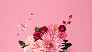 Elegant Vintage Bedroom Interior Wallpaper