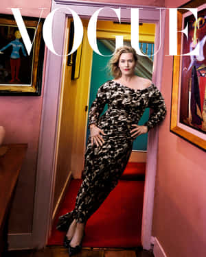 Elegant Vogue Cover Shoot Wallpaper