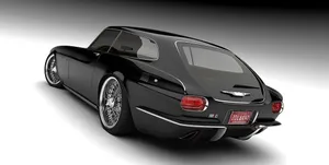 Elegant Volvo P1800 Glides Down The Street Wallpaper