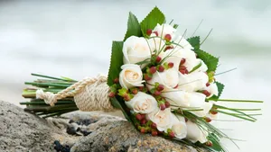 Elegant Wedding Bouquet Wallpaper